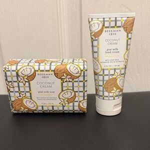 Beekman 1802 Coconut Cream Goat Milk Soap & Hand Cream - Yellow, White, Brown